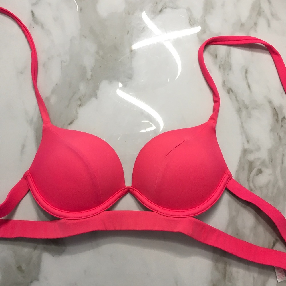 Victoria’s Secret bikini bottom, 32B, coral